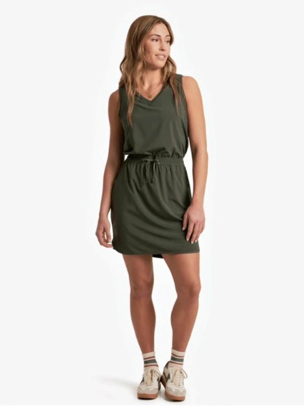 Kuhl Vantage Dress Women's Mini Olive Green Medium Like New Performance Athletic
